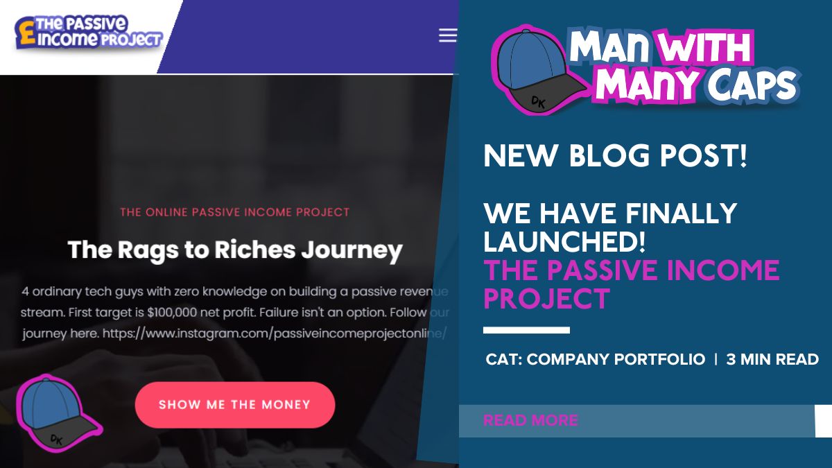 We’ve Finally Launched The Passive Income Project