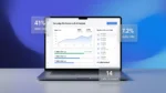 Instantly.ai cold email marketing dashboard showing open rates, warmup progress, and booked calls