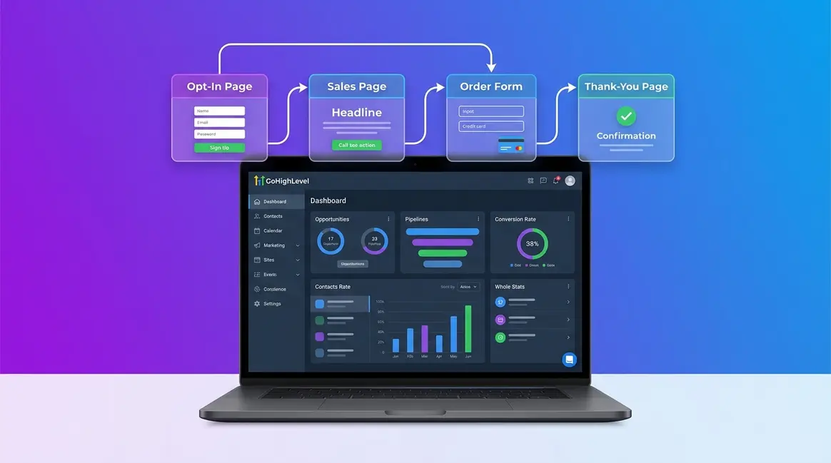 How to Create Funnels in GoHighLevel: Step-by-Step